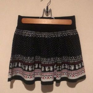 Fair Isle chipmunk sweater skirt